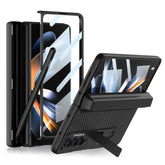 GKK Integrated Magnetic Flip Plain Leather Phone Case with Pen Box, For Samsung Galaxy Z Fold4